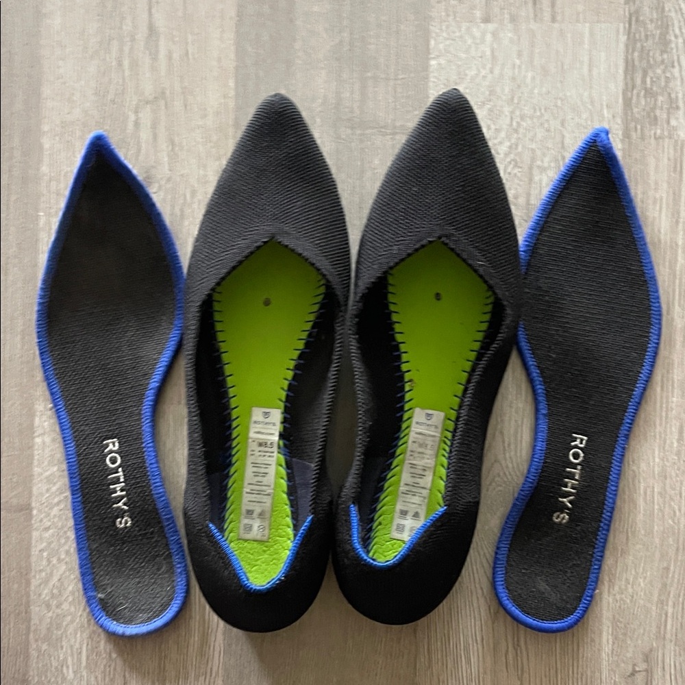Rothy's Women's 8.5 Black Flats - Picture 4 of 8
